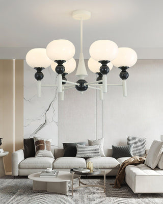 Bubbly Modern Glass Orb Chandelier