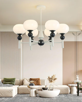 Bubbly Modern Glass Orb Chandelier