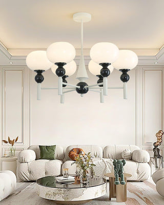 Bubbly Modern Glass Orb Chandelier