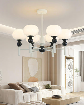 Bubbly Modern Glass Orb Chandelier