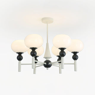 Bubbly Modern Glass Orb Chandelier