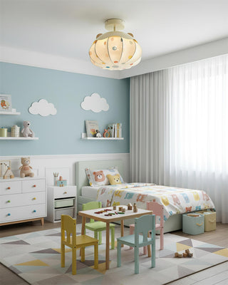 Thorin Vintage Fabric Ceiling Lamp
