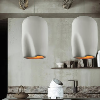 Lin Sculpted Polystyrene Pendant Light