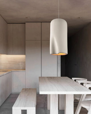 Lin Sculpted Polystyrene Pendant Light