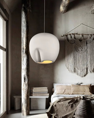 Lin Sculpted Polystyrene Pendant Light