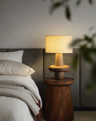 Zen Toroidal Wood Table Lamp