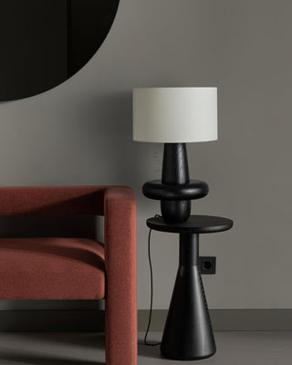 Zen Toroidal Wood Table Lamp