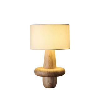 Zen Toroidal Wood Table Lamp
