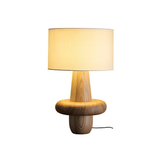 Zen Toroidal Wood Table Lamp