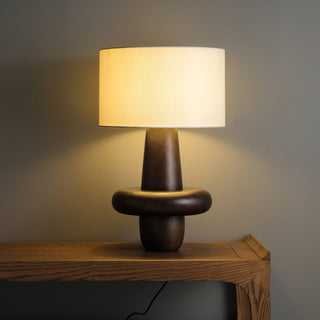Zen Toroidal Wood Table Lamp