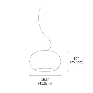 Bloom Contemporary Glass Pendant Light