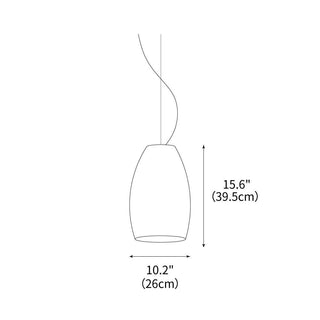 Bloom Contemporary Glass Pendant Light