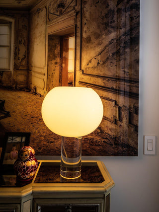 Milo Minimalist Opal Glass Table Lamp