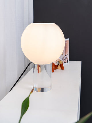 Milo Minimalist Opal Glass Table Lamp