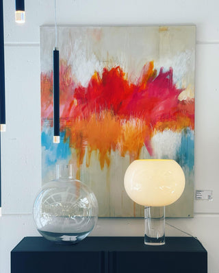 Milo Minimalist Opal Glass Table Lamp