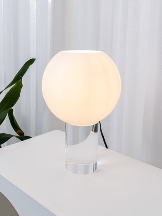 Milo Minimalist Opal Glass Table Lamp