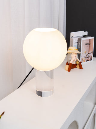 Milo Minimalist Opal Glass Table Lamp