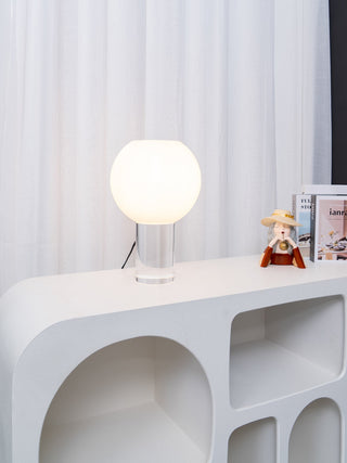Milo Minimalist Opal Glass Table Lamp