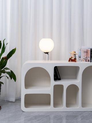Milo Minimalist Opal Glass Table Lamp