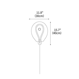 Bulla Aesthetic Glass Wall Light
