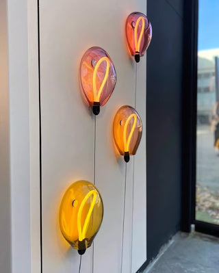 Bulla Aesthetic Glass Wall Light