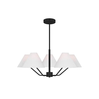 Burke Minimalist Brass Chandelier