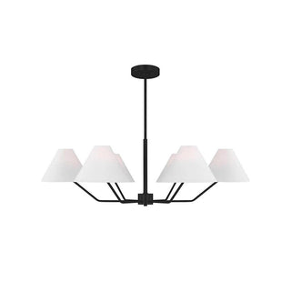 Burke Minimalist Brass Chandelier