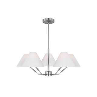 Burke Minimalist Brass Chandelier
