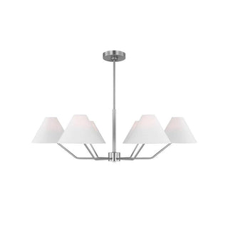 Burke Minimalist Brass Chandelier