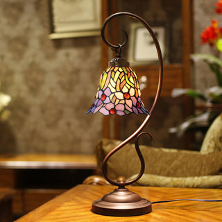 Tiffany Bohemian Glass Table Light