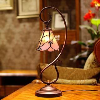 Tiffany Bohemian Glass Table Light