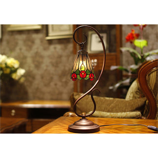 Tiffany Bohemian Glass Table Light