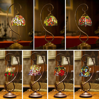 Tiffany Bohemian Glass Table Light
