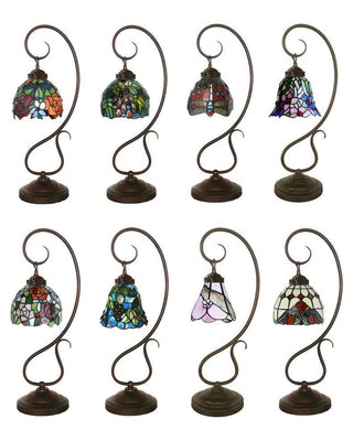Tiffany Bohemian Glass Table Light