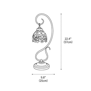 Tiffany Bohemian Glass Table Light