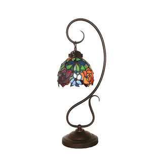 Tiffany Bohemian Glass Table Light