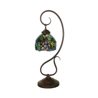Tiffany Bohemian Glass Table Light