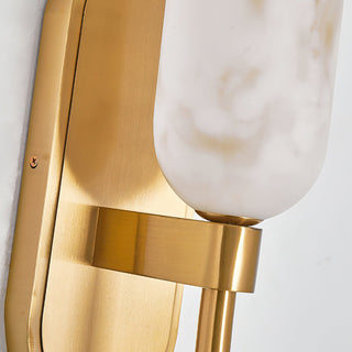 Caldwell Alabaster Brass Wall Sconce