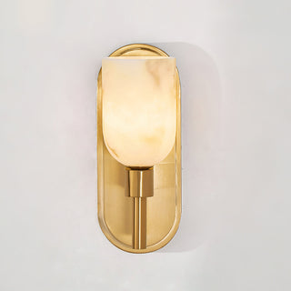 Caldwell Alabaster Brass Wall Sconce