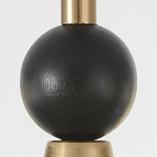 Orion Mid-Century Brass Chandelier