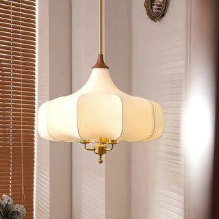 Calire Vintage Fabric Lantern Pendant Light