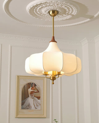 Calire Vintage Fabric Lantern Pendant Light
