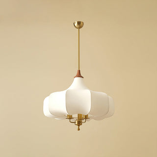 Calire Vintage Fabric Lantern Pendant Light