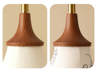 Calire Vintage Fabric Lantern Pendant Light