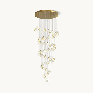 Cora Cascade Square Petal Chandelier