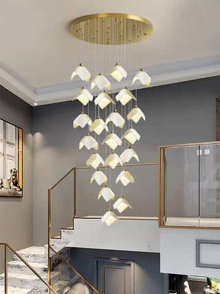 Cora Cascade Square Petal Chandelier