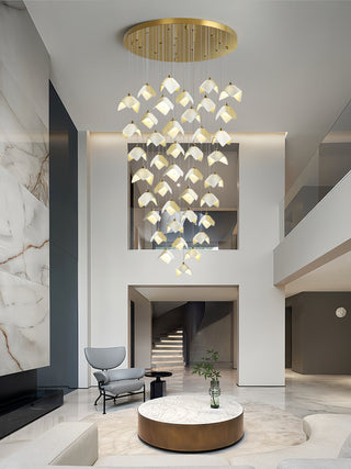 Cora Cascade Square Petal Chandelier