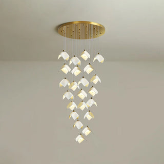Cora Cascade Square Petal Chandelier