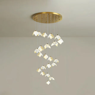 Cora Cascade Square Petal Chandelier