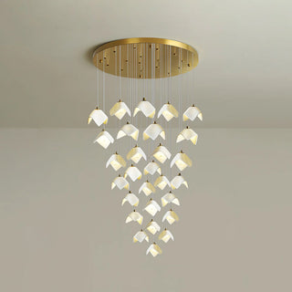Cora Cascade Square Petal Chandelier